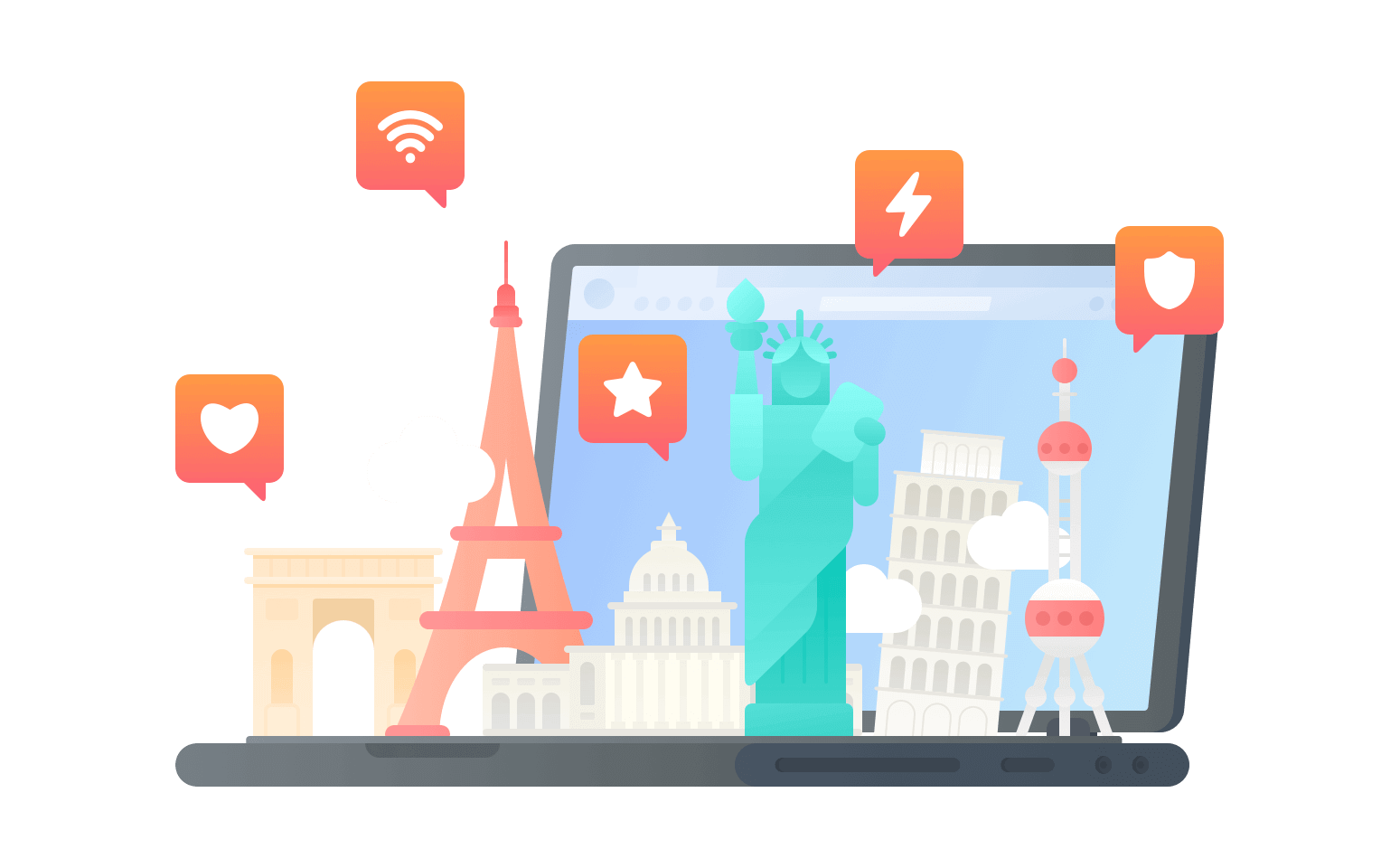 在圣卢西亚连接到中国的软件 - 翻回VPN